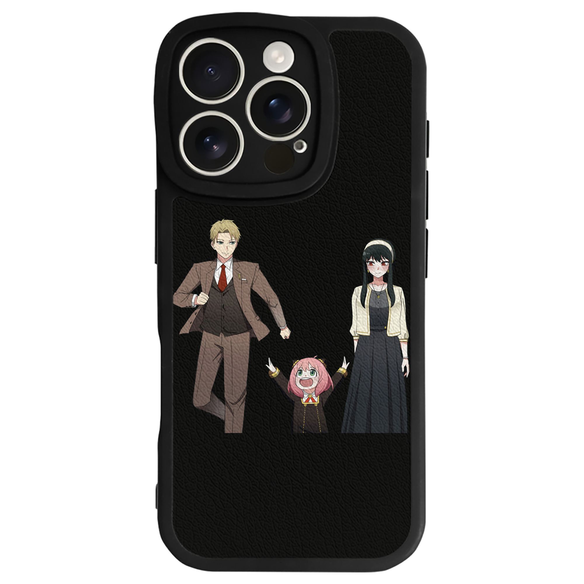 （画像用） SPY×FAMILY间谍家家酒 【iPhone 16シリーズ対応】シリコンスマホケース（レザー調） 材質：シリコン
